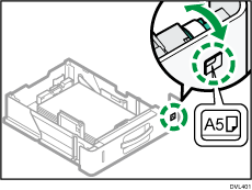 Illustration du magasin papier