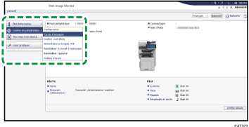 Illustration de la page du navigateur Web