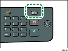 Illustration de la touche Compteur/Outils utilisateur