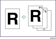 Illustration de numérotation de pages.