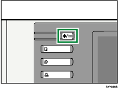 Illustration de la touche Outils utilisateur/Compteur