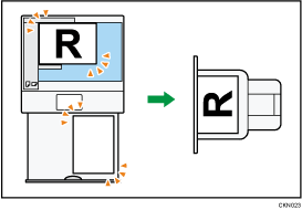 Illustration de copie avec rotation