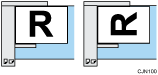 Illustration du placement dans le chargeur automatique de documents
