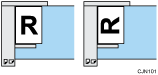 Illustration du placement dans le chargeur automatique de documents