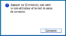 Illustration de l'écran du panneau de commande
