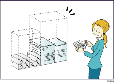 Illustration de Je veux faire des économies de papier 