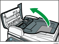 Illustration du chargeur automatique de documents à retournement