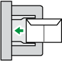 Illustration de l'orientation des enveloppes