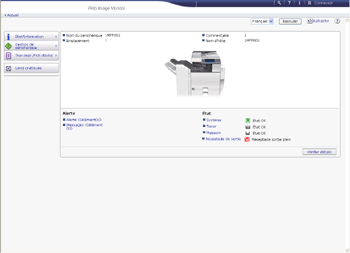 Illustration de la page du navigateur Web